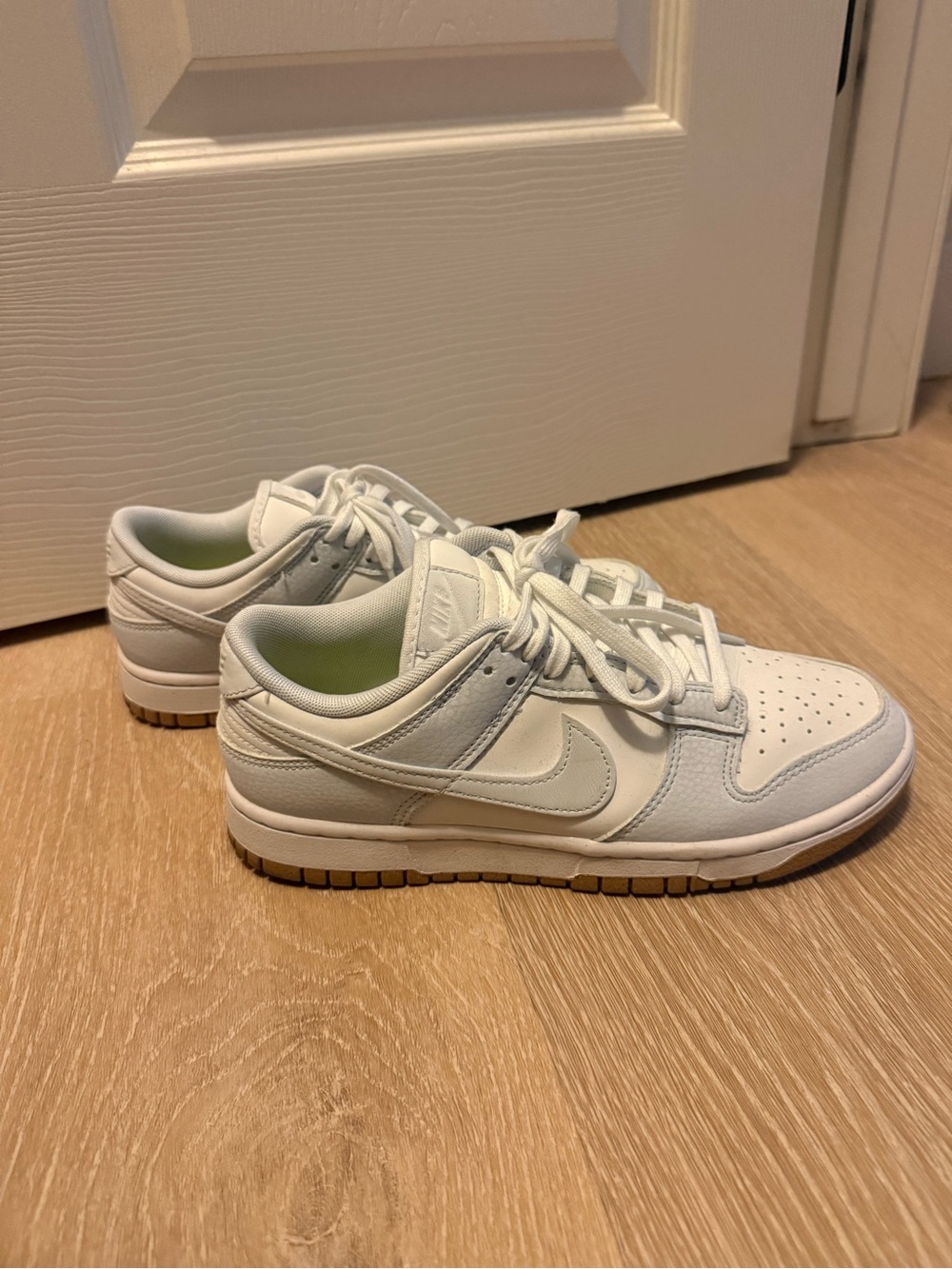 Nike Dunk Low Sneakers with Gum Sole